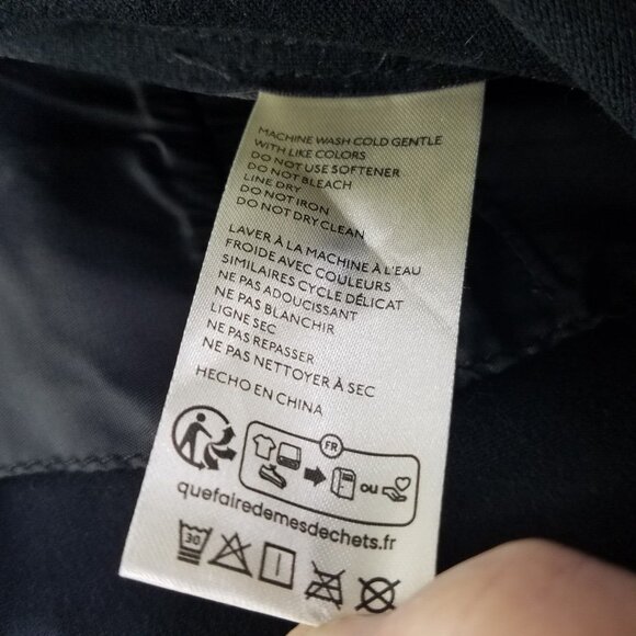 Maeve Colette Pants Women's Sz 0 Black Faux Leather Wide Leg Anthropologie 28x31 - Picture 13 of 16